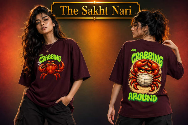 Just CRABBING AROUND | Unisex Oversized Classic T-Shirt