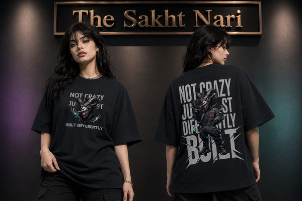 NOT CRAZY | Unisex Oversized Classic T-Shirt