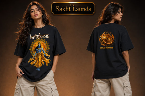 KRISHNA - The COSMIC PROTECTOR | Unisex Oversized Classic T-Shirt