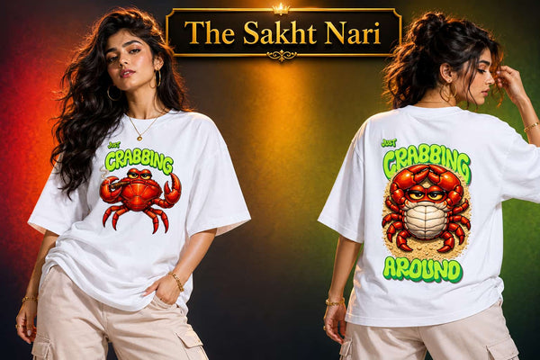 Just CRABBING AROUND | Unisex Oversized Classic T-Shirt
