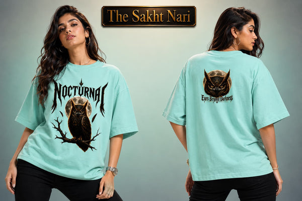 NOCTOURNAL —EYES BEYOND DARKNESS | Unisex Oversized Classic T-Shirt