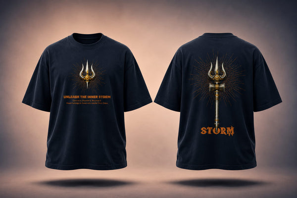 The Trident Storm | Unisex Oversized Classic T-Shirt