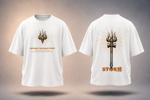 The Trident Storm | Unisex Oversized Classic T-Shirt