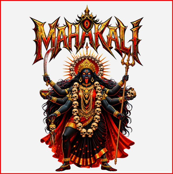 MAHAKALI - THE DIVINE FURY | Unisex Oversized Classic T-Shirt