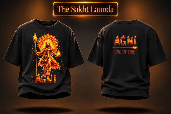 AGNI - GOD OF FIRE | Unisex Oversized Classic T-Shirt