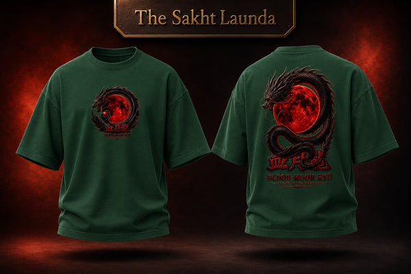 BLOOD MOON RYU | Unisex Terry Oversized Tee