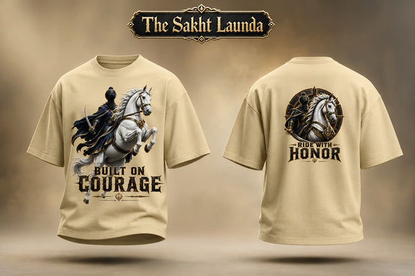 Built On COURAGE | Unisex Oversized Standard T-Shirt