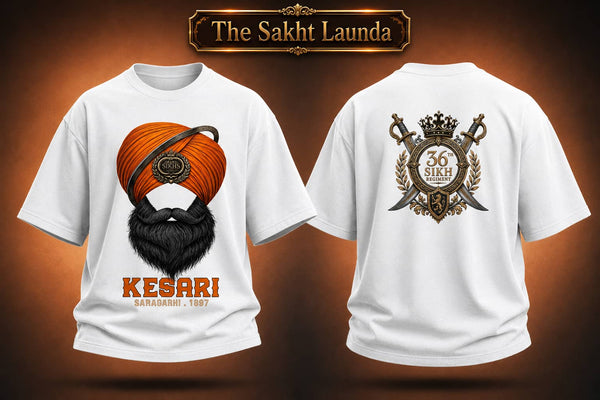 KESARI : SARAGARHI 1897 | Unisex Oversized Classic T-Shirt