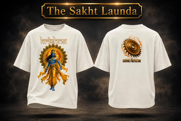 KRISHNA - The COSMIC PROTECTOR | Unisex Oversized Classic T-Shirt