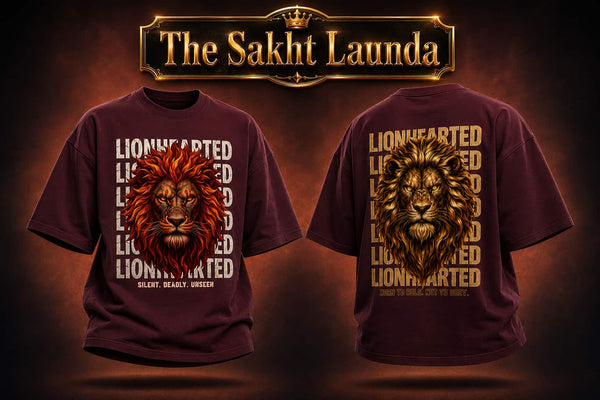 LIONHEARTED | Unisex Terry Oversized Tee