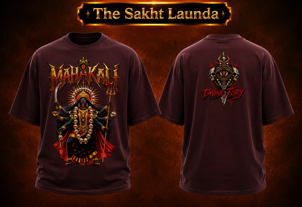 MAHAKALI - THE DIVINE FURY | Unisex Oversized Classic T-Shirt