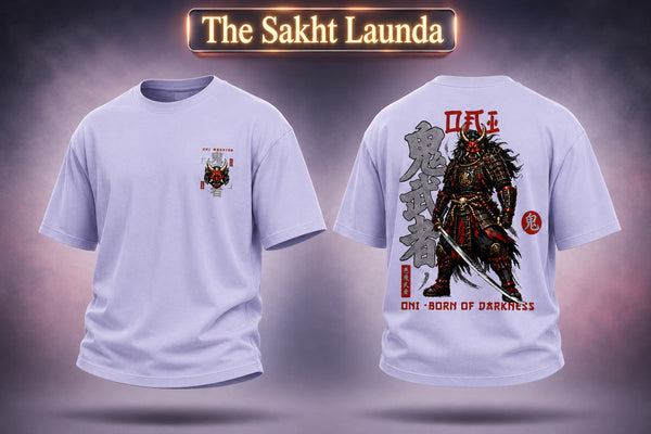 ONI - BORN OF DARKNESS | Unisex Oversized Standard T-Shirt