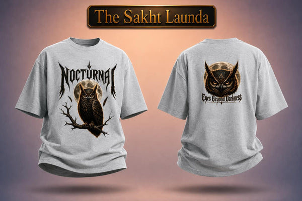 NOCTOURNAL —EYES BEYOND DARKNESS | Unisex Oversized Classic T-Shirt
