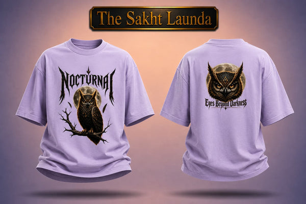 NOCTOURNAL —EYES BEYOND DARKNESS | Unisex Oversized Classic T-Shirt