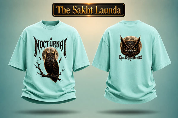 NOCTOURNAL —EYES BEYOND DARKNESS | Unisex Oversized Classic T-Shirt