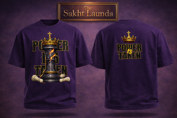 POWER IS NOT GIVEN | Unisex Oversized Classic T-Shirt