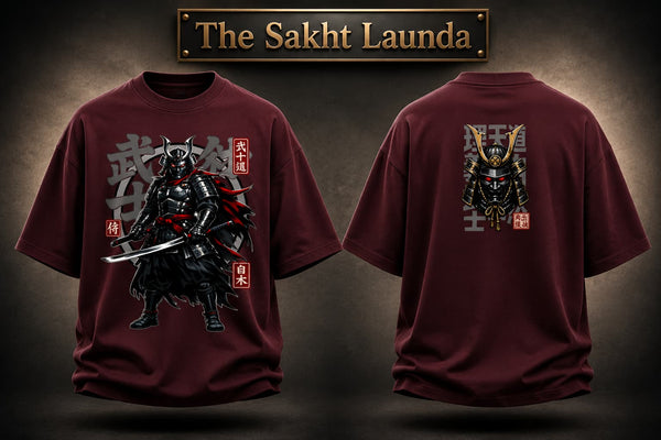 CRIMSON SAMURAI | Unisex Terry Oversized Tee