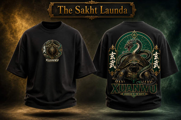 XUANWU - GUARDIAN OF THE NORTH | Unisex Terry Oversized Tee