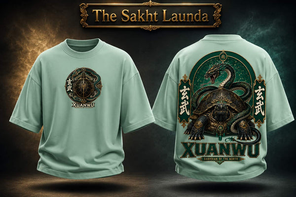 XUANWU - GUARDIAN OF THE NORTH | Unisex Terry Oversized Tee