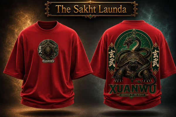XUANWU - GUARDIAN OF THE NORTH | Unisex Terry Oversized Tee
