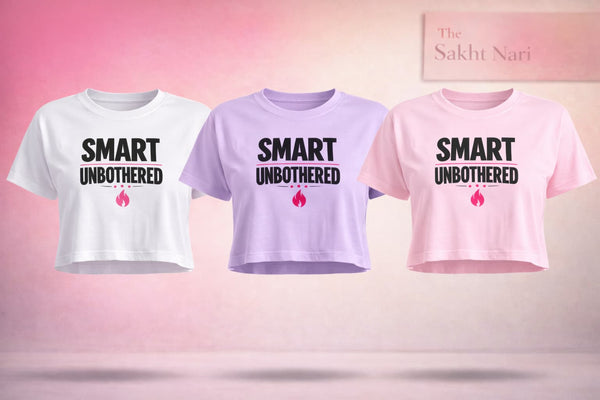 Smart and Unbothered | Crop Top