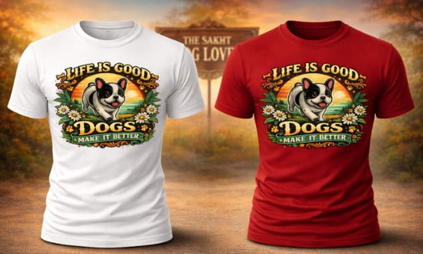 Better Life with Dogs | Unisex T-Shirt