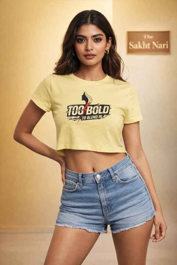 Too BOLD | Crop Top