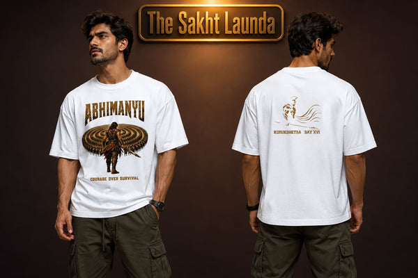 ABHIMANYU | Unisex Oversized Classic T-Shirt