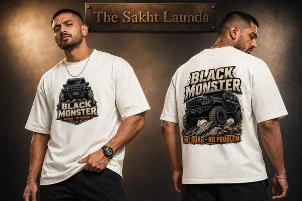 BLACK MONSTER | Unisex Oversized Classic T-Shirt