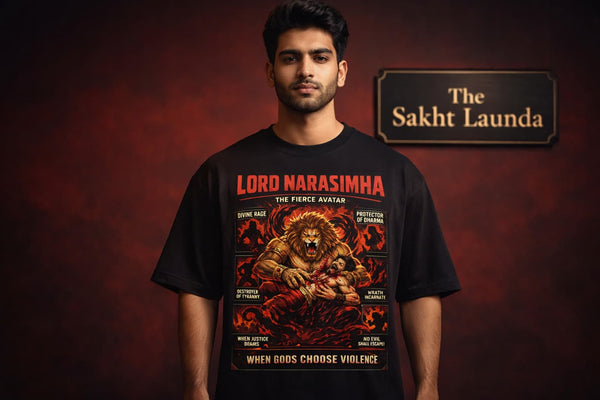 Lord Narsimha | Unisex Oversized T-Shirt