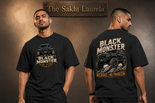 BLACK MONSTER | Unisex Oversized Classic T-Shirt