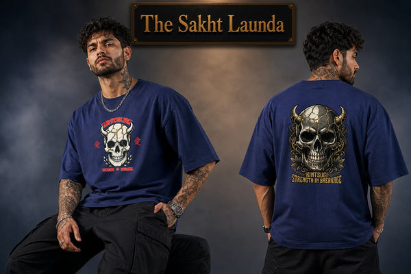 KINTSUGI SKULL | Unisex Oversized Classic T-Shirt