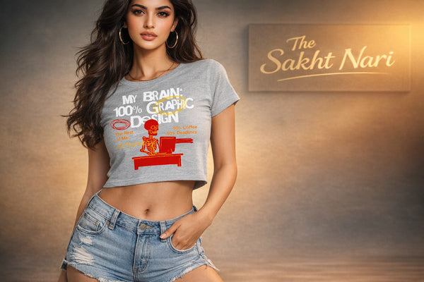Caffeine & Chaos | Crop Top