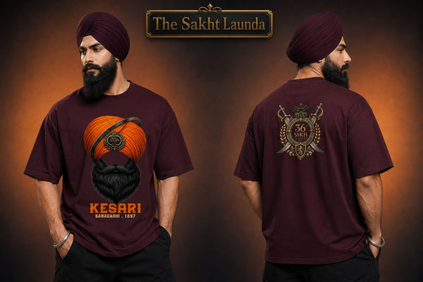 KESARI : SARAGARHI 1897 | Unisex Oversized Classic T-Shirt
