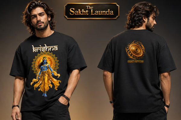 KRISHNA - The COSMIC PROTECTOR | Unisex Oversized Classic T-Shirt