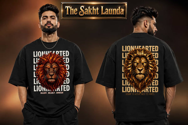 LIONHEARTED | Unisex Terry Oversized Tee