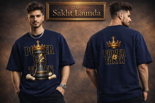 POWER IS NOT GIVEN | Unisex Oversized Classic T-Shirt