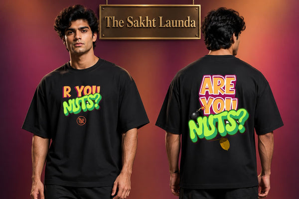 R U NUTS? | Unisex Oversized Classic T-Shirt