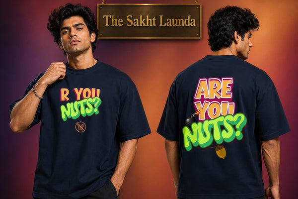 R U NUTS? | Unisex Oversized Classic T-Shirt