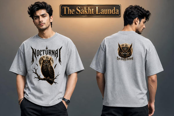 NOCTOURNAL —EYES BEYOND DARKNESS | Unisex Oversized Classic T-Shirt