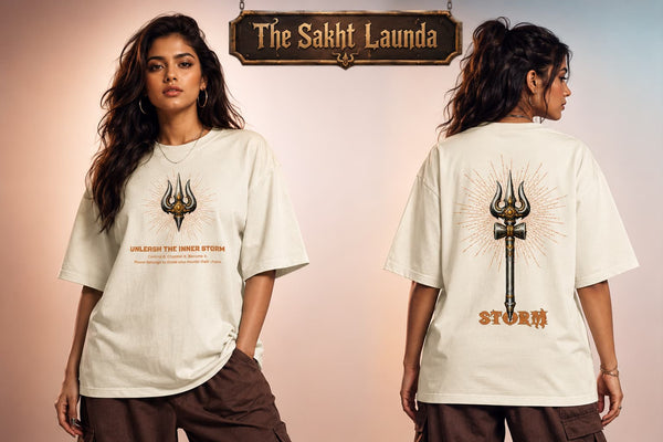 The Trident Storm | Unisex Oversized Classic T-Shirt
