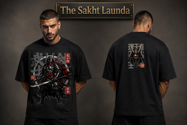CRIMSON SAMURAI | Unisex Terry Oversized Tee