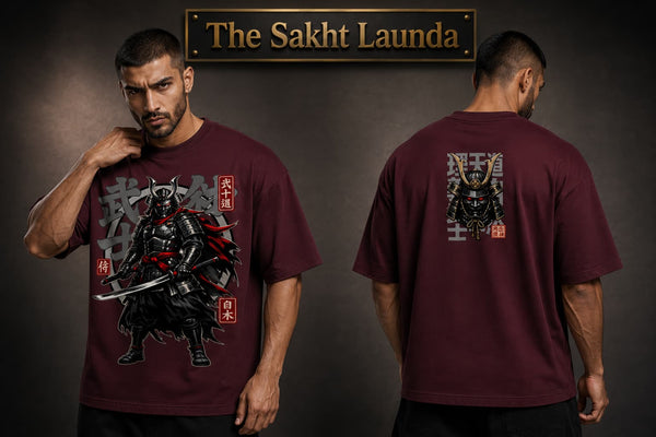 CRIMSON SAMURAI | Unisex Terry Oversized Tee