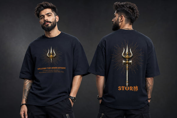 The Trident Storm | Unisex Oversized Classic T-Shirt