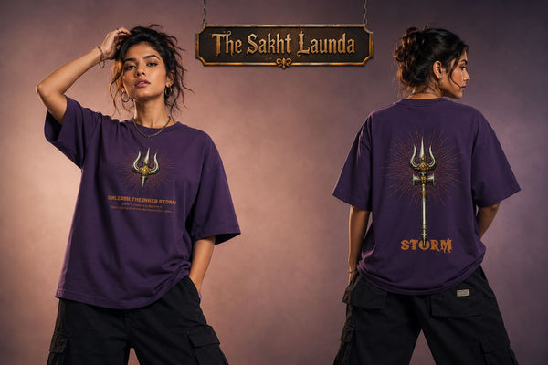 The Trident Storm | Unisex Oversized Classic T-Shirt