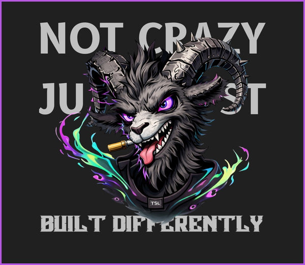NOT CRAZY | Unisex Oversized Classic T-Shirt