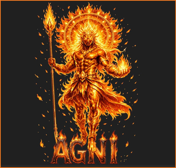 AGNI - GOD OF FIRE | Unisex Oversized Classic T-Shirt