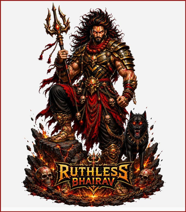RUTHLESS BHAIRAV | Unisex Oversized Classic T-Shirt