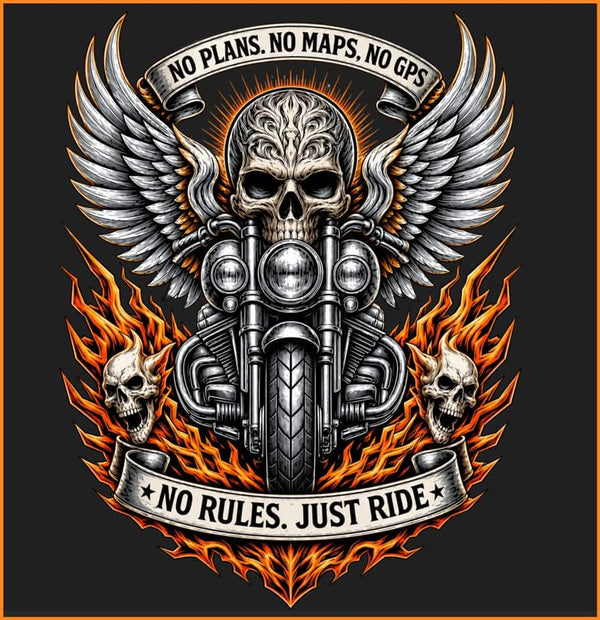 No RULES, Just RIDE | Unisex Classic Crew T-Shirt