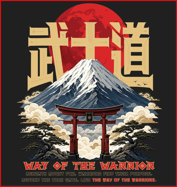 WAY OF THE WARRIOR | Unisex Terry Oversized Tee